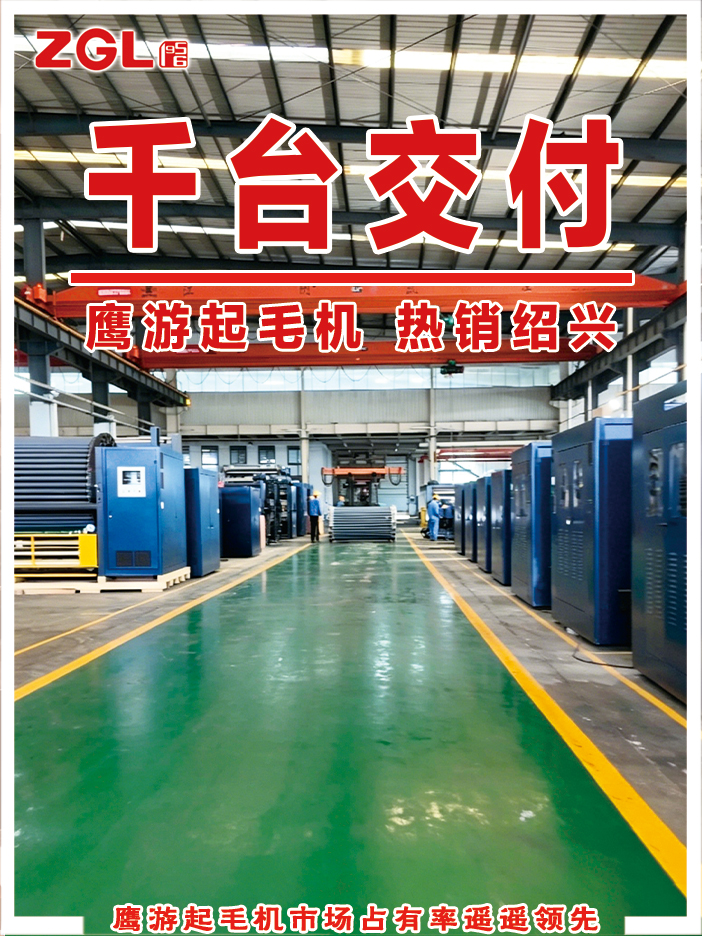千臺(tái)交付 鷹游起毛機(jī) 熱銷紹興